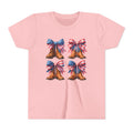 Patriotic Youth Tee, Youth Short Sleeve Shirt, 4th of July Shirt, Americana T-Shirt, Cute Kids Top for Independence Day