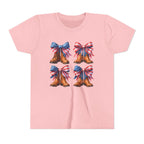 Patriotic Youth Tee, Youth Short Sleeve Shirt, 4th of July Shirt, Americana T-Shirt, Cute Kids Top for Independence Day