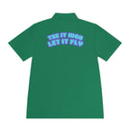 Tee-bone - Golf Polo Shirt with 'Tee It High, Let It Fly' Design