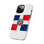 Dominican Flag Tough Phone Case Protective Patriotic Phone Cover