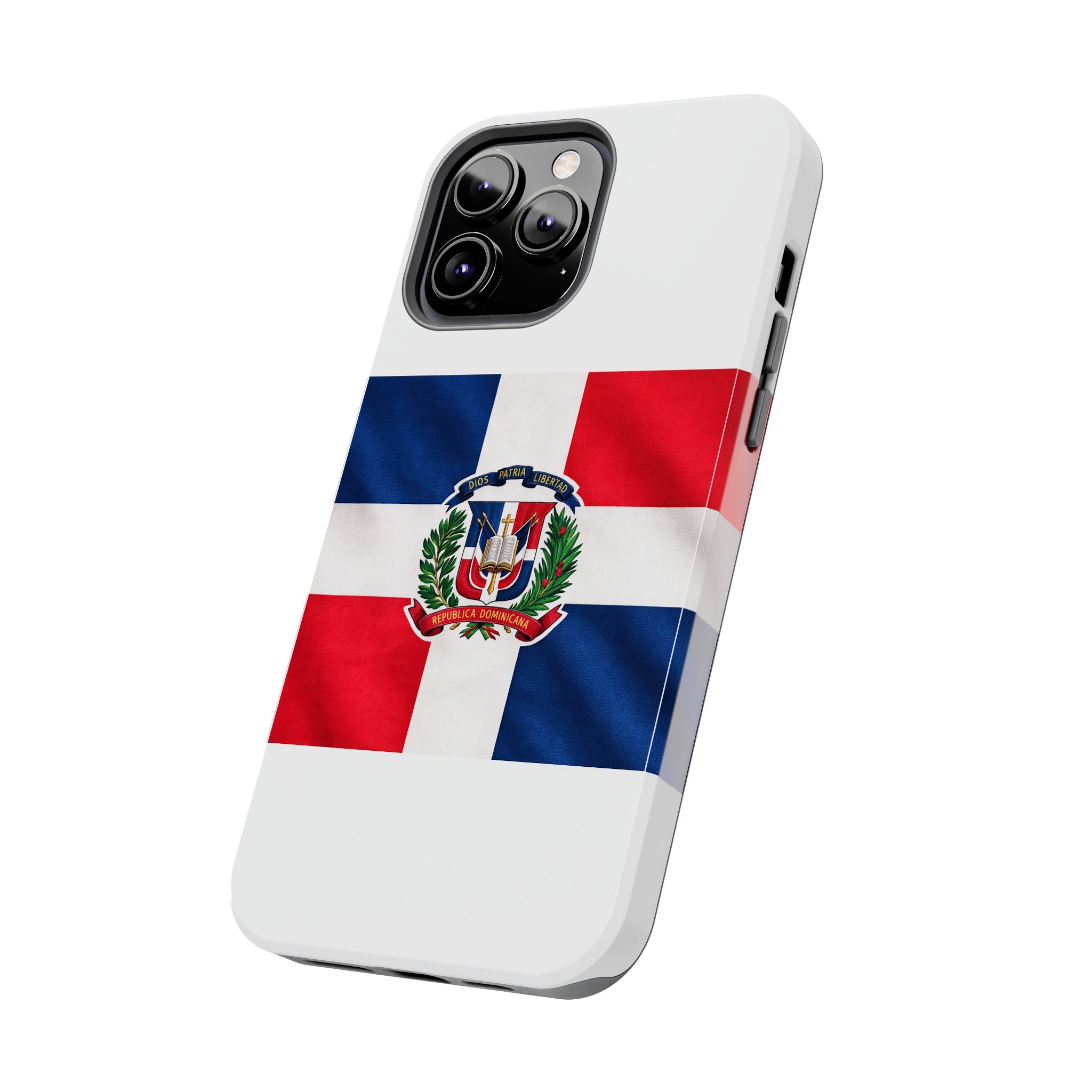 Dominican Flag Tough Phone Case Protective Patriotic Phone Cover