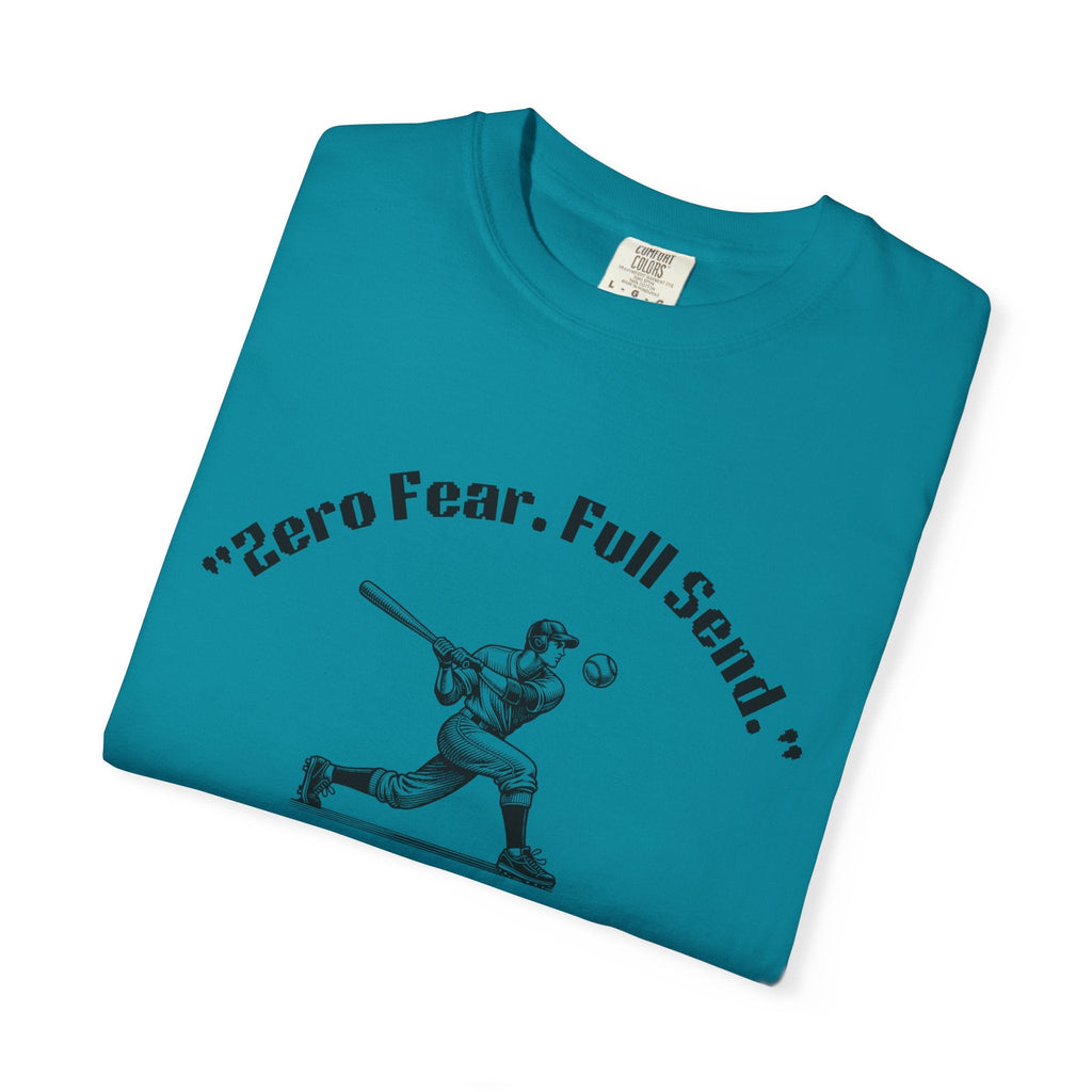 Youth Garment-Dyed T-shirt Zero Fear Full Send Moto Tee