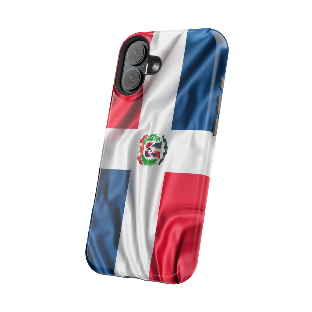 Dominican Republic Flag Magnetic Impact Resistant Phone Case