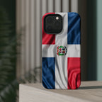 Dominican Republic Flag Magnetic Impact Resistant Phone Case