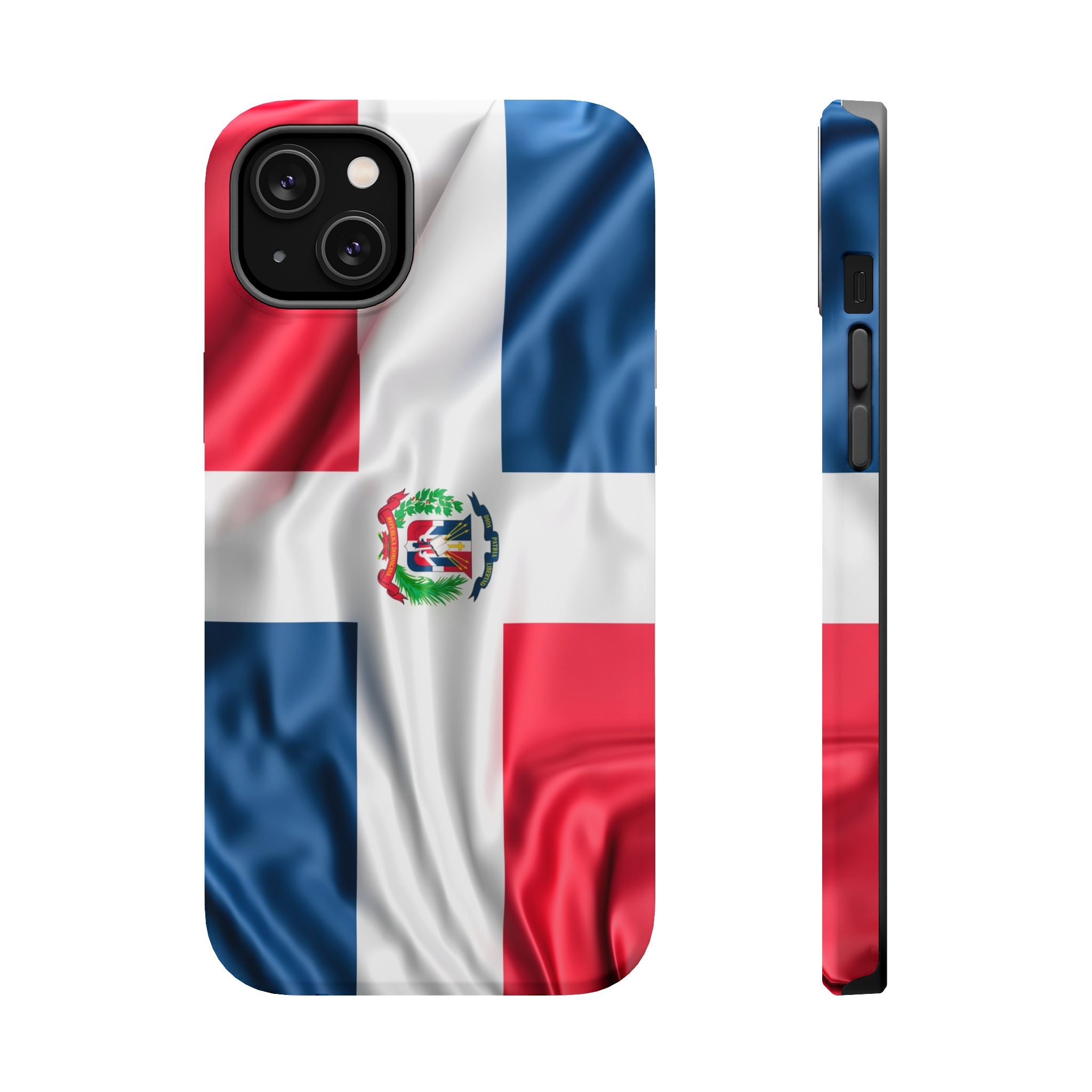 Dominican Republic Flag Magnetic Impact Resistant Phone Case