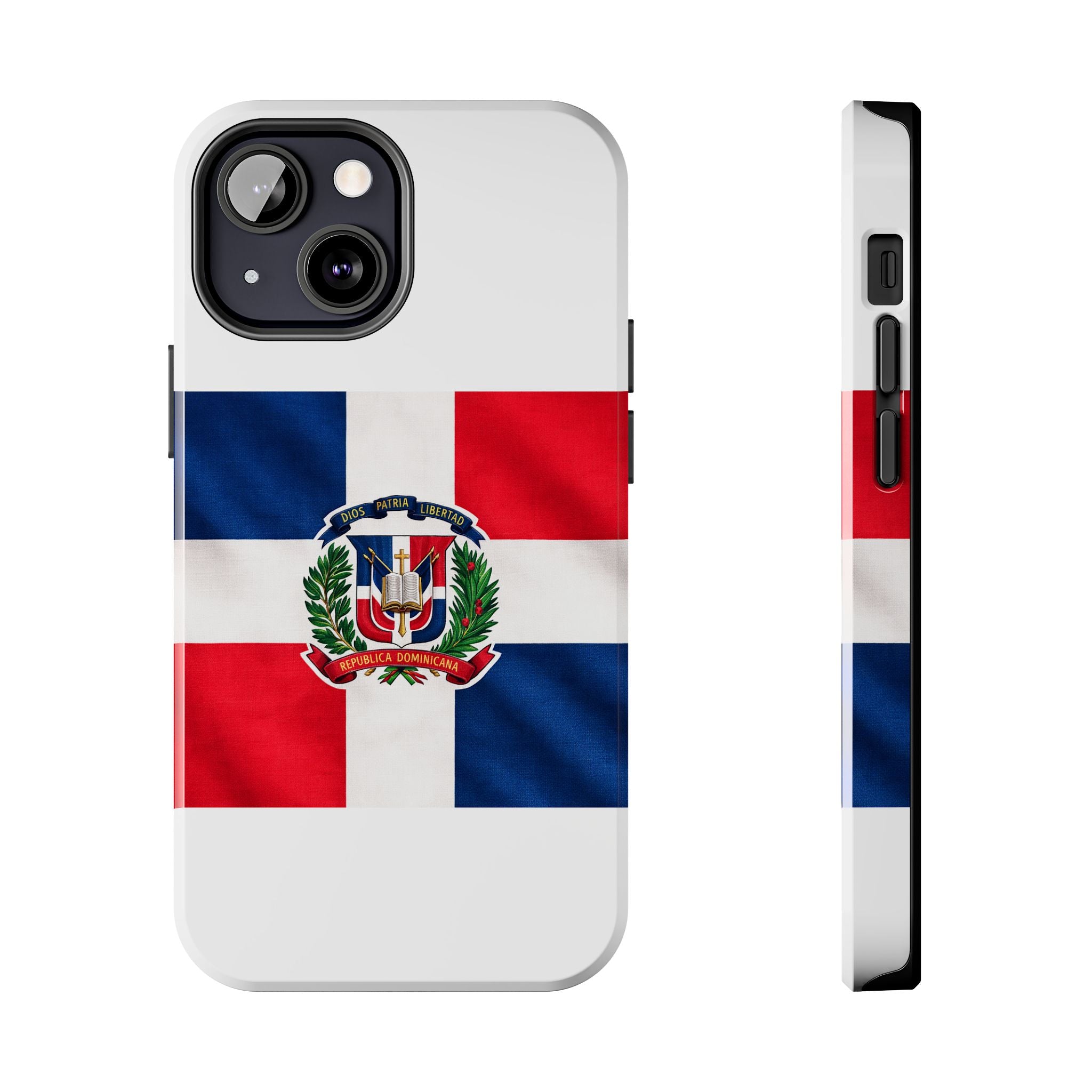 Dominican Flag Tough Phone Case Protective Patriotic Phone Cover