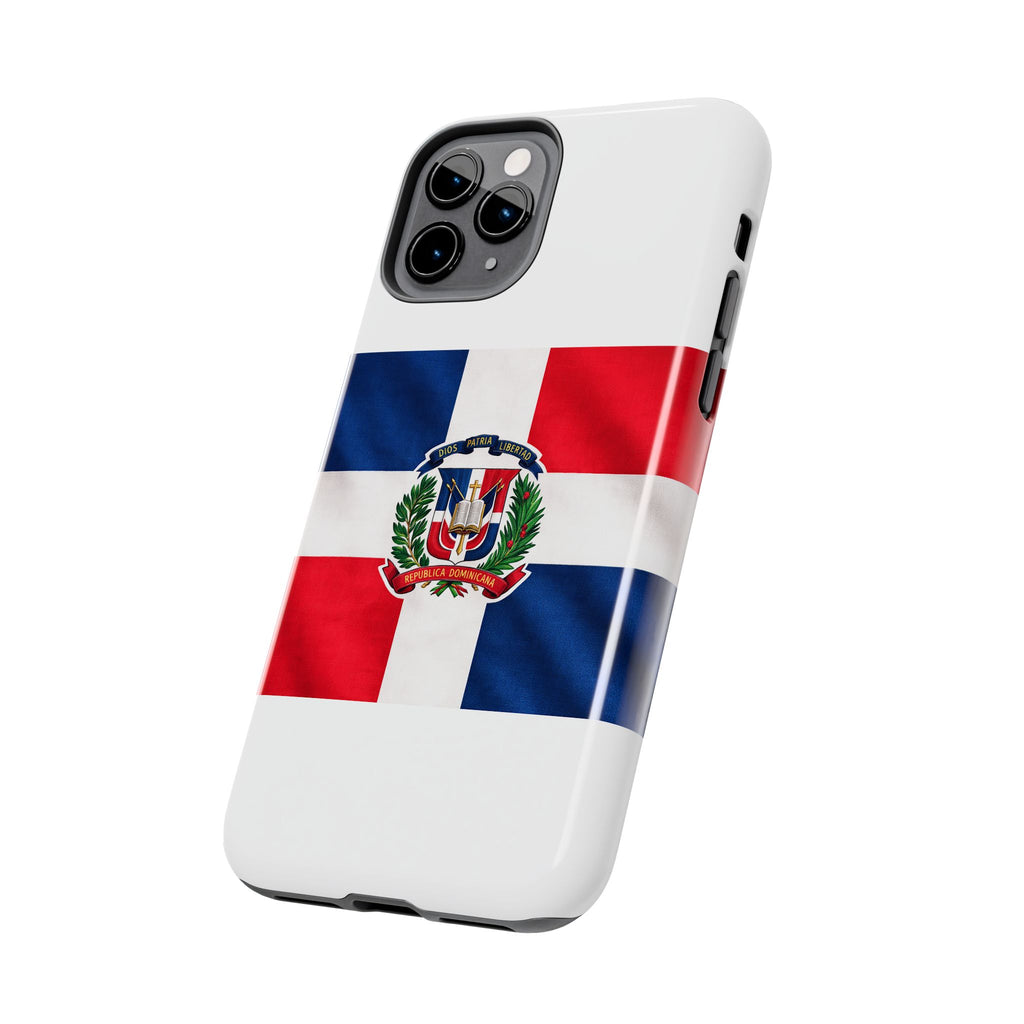 Dominican Flag Tough Phone Case Protective Patriotic Phone Cover