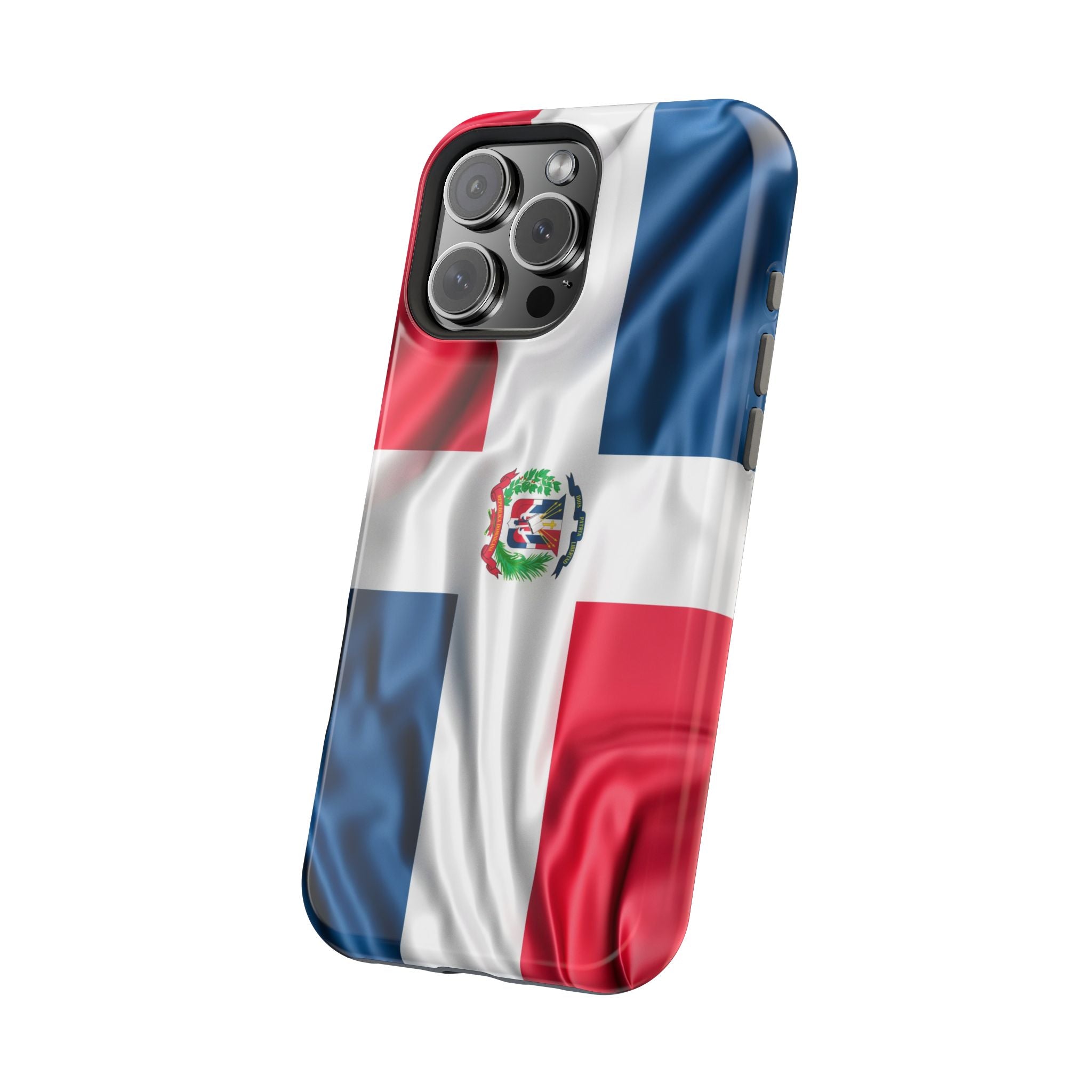 Dominican Republic Flag Magnetic Impact Resistant Phone Case