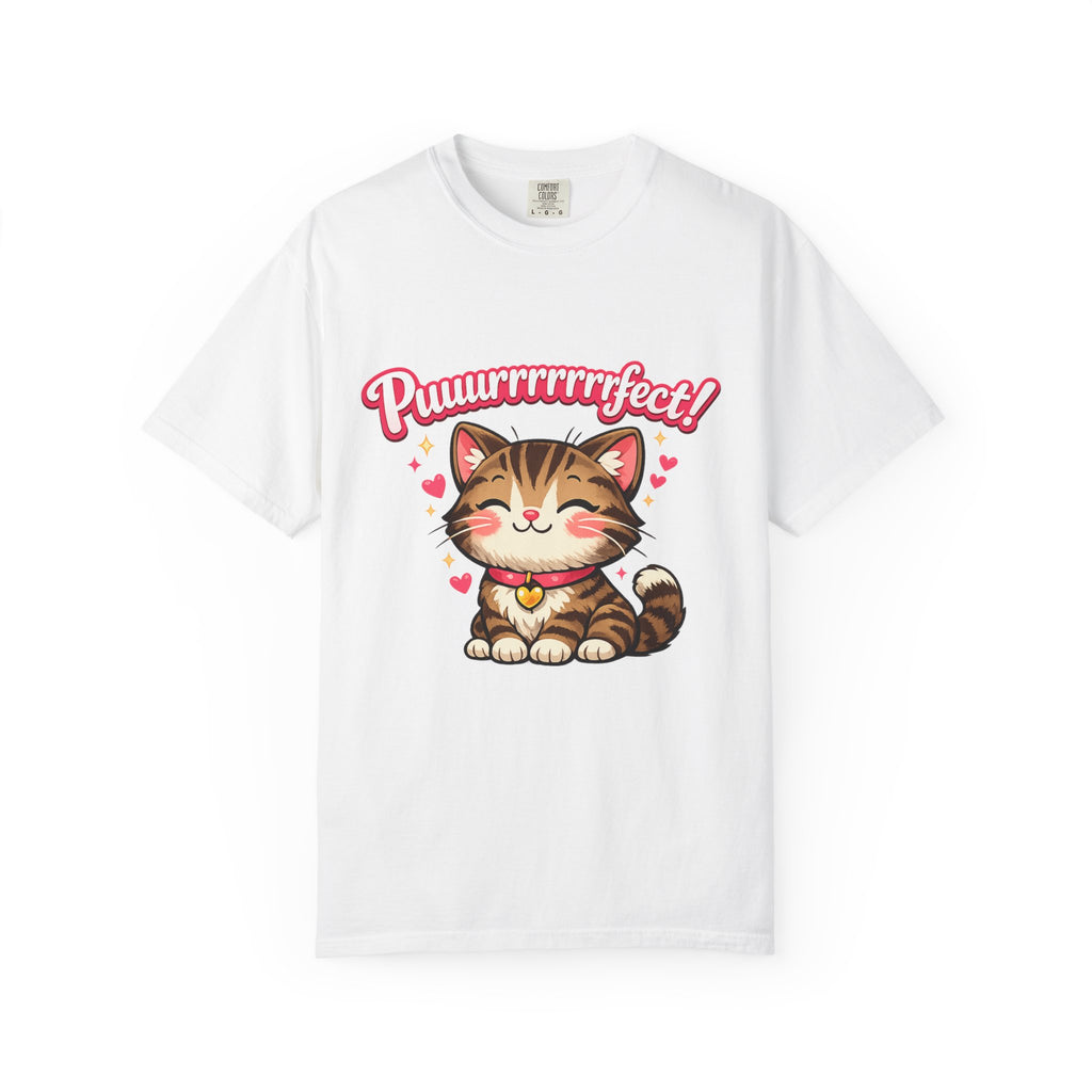 Puuurrrrfect! Cute Tabby Cat Graphic T-Shirt