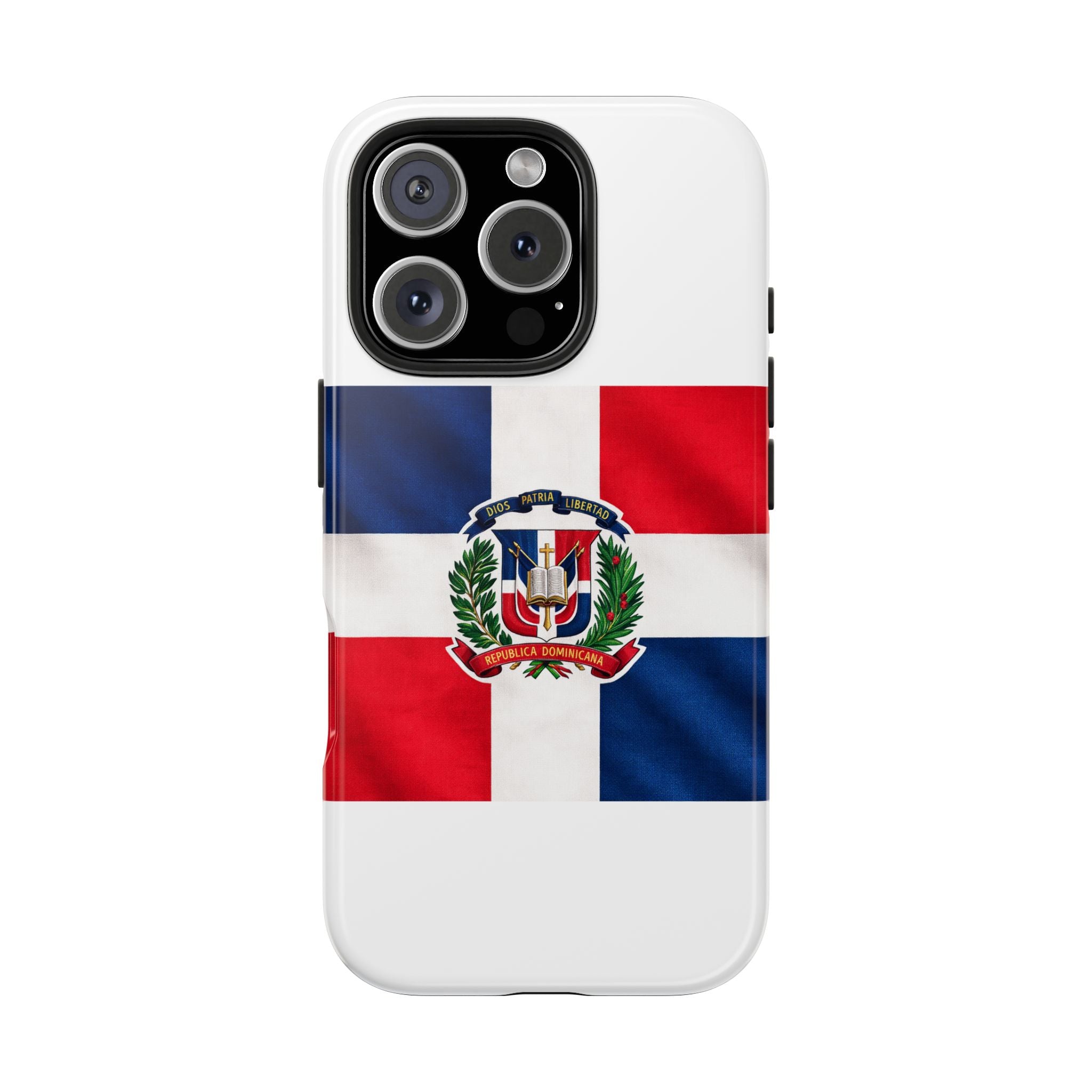Dominican Flag Tough Phone Case Protective Patriotic Phone Cover