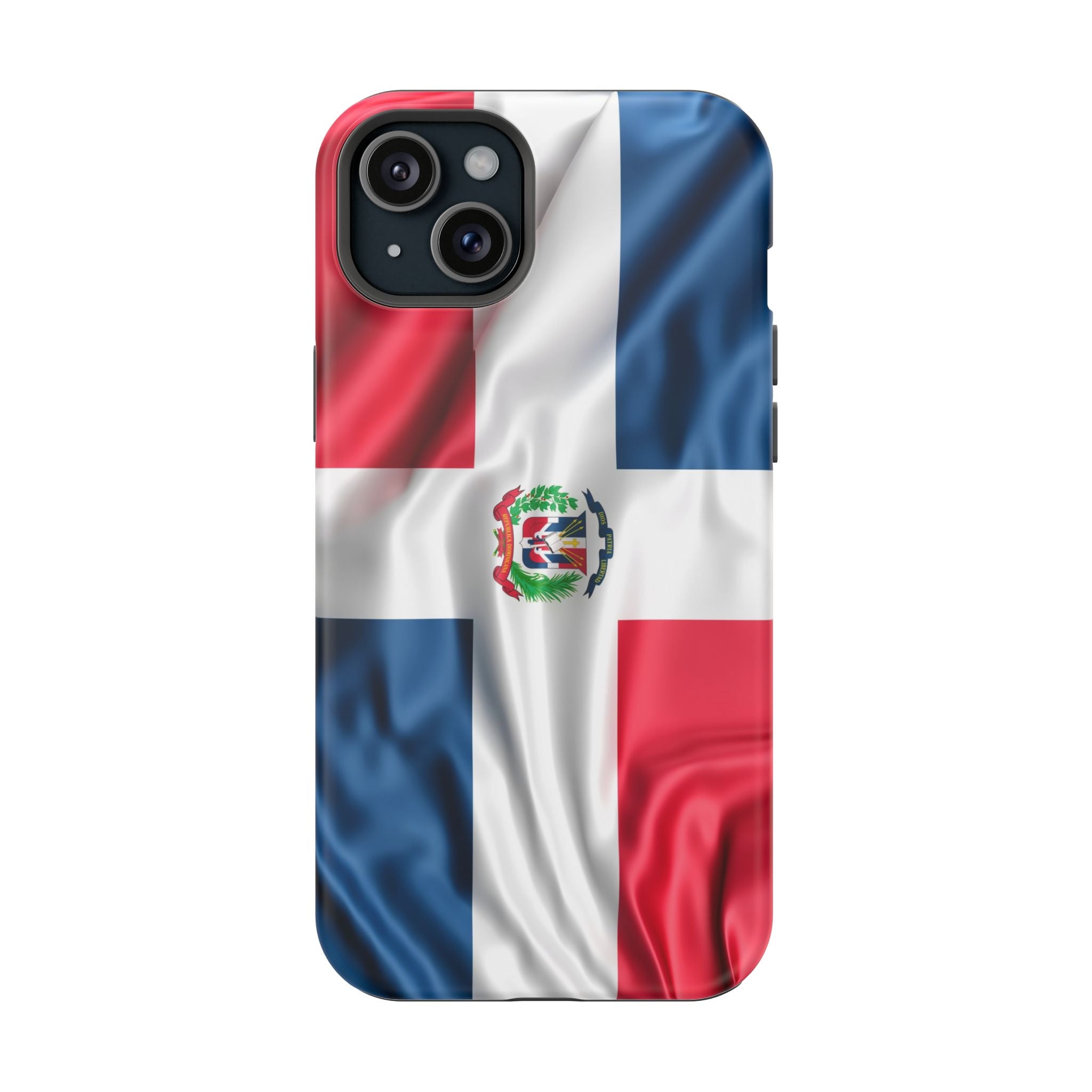 Dominican Republic Flag Magnetic Impact Resistant Phone Case
