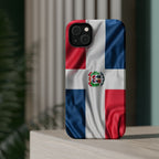 Dominican Republic Flag Magnetic Impact Resistant Phone Case