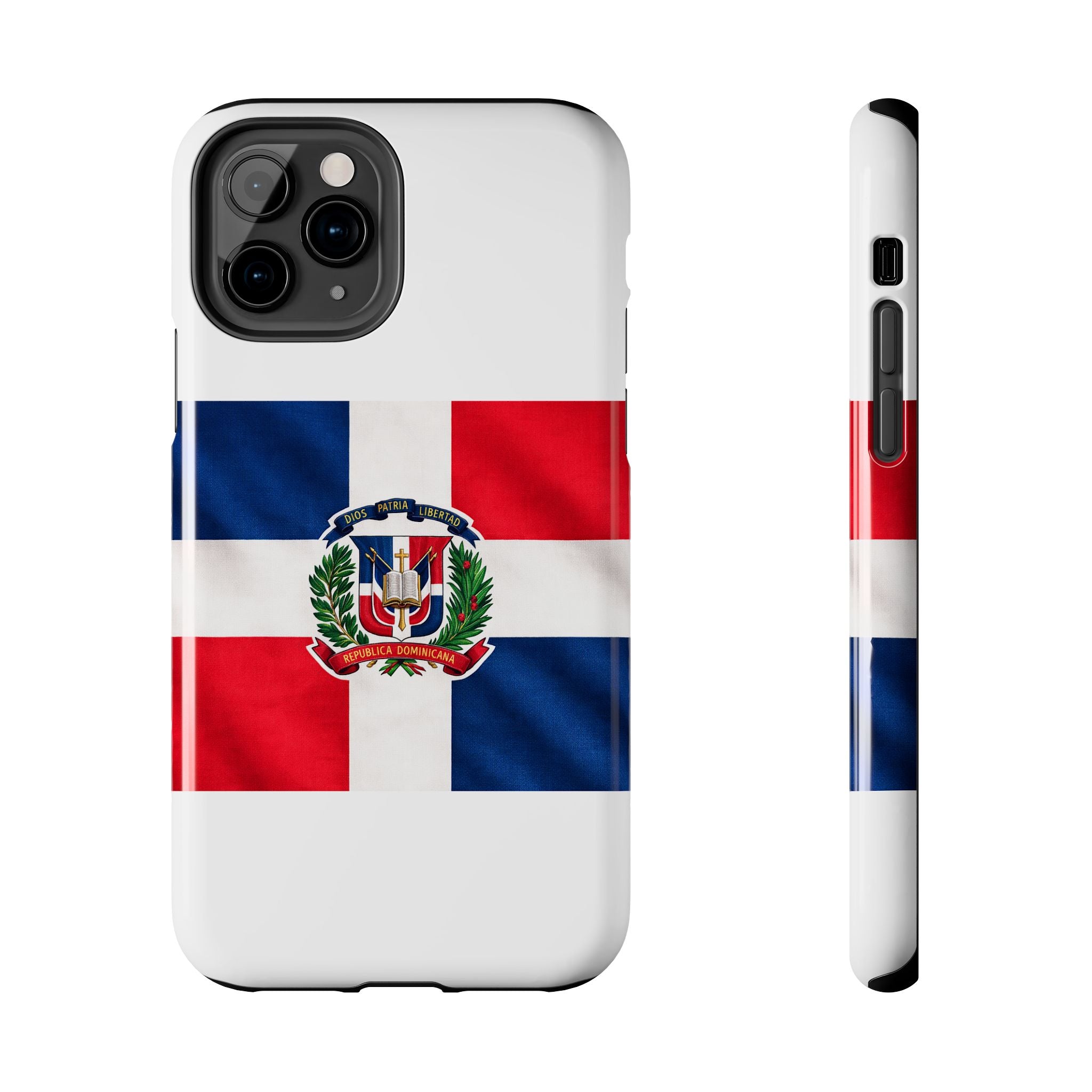 Dominican Flag Tough Phone Case Protective Patriotic Phone Cover