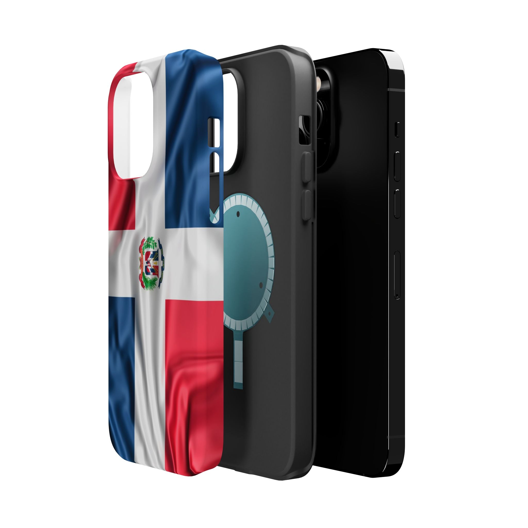 Dominican Republic Flag Magnetic Impact Resistant Phone Case