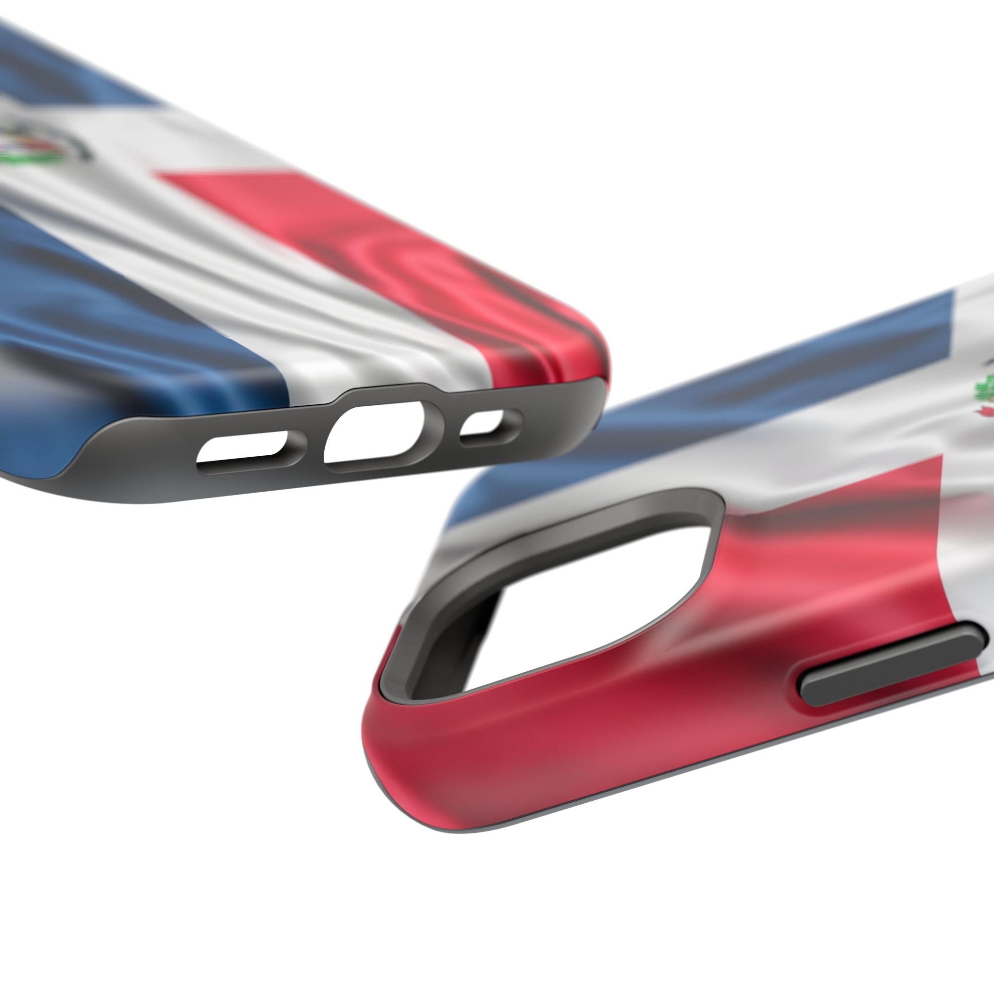 Dominican Republic Flag Magnetic Impact Resistant Phone Case