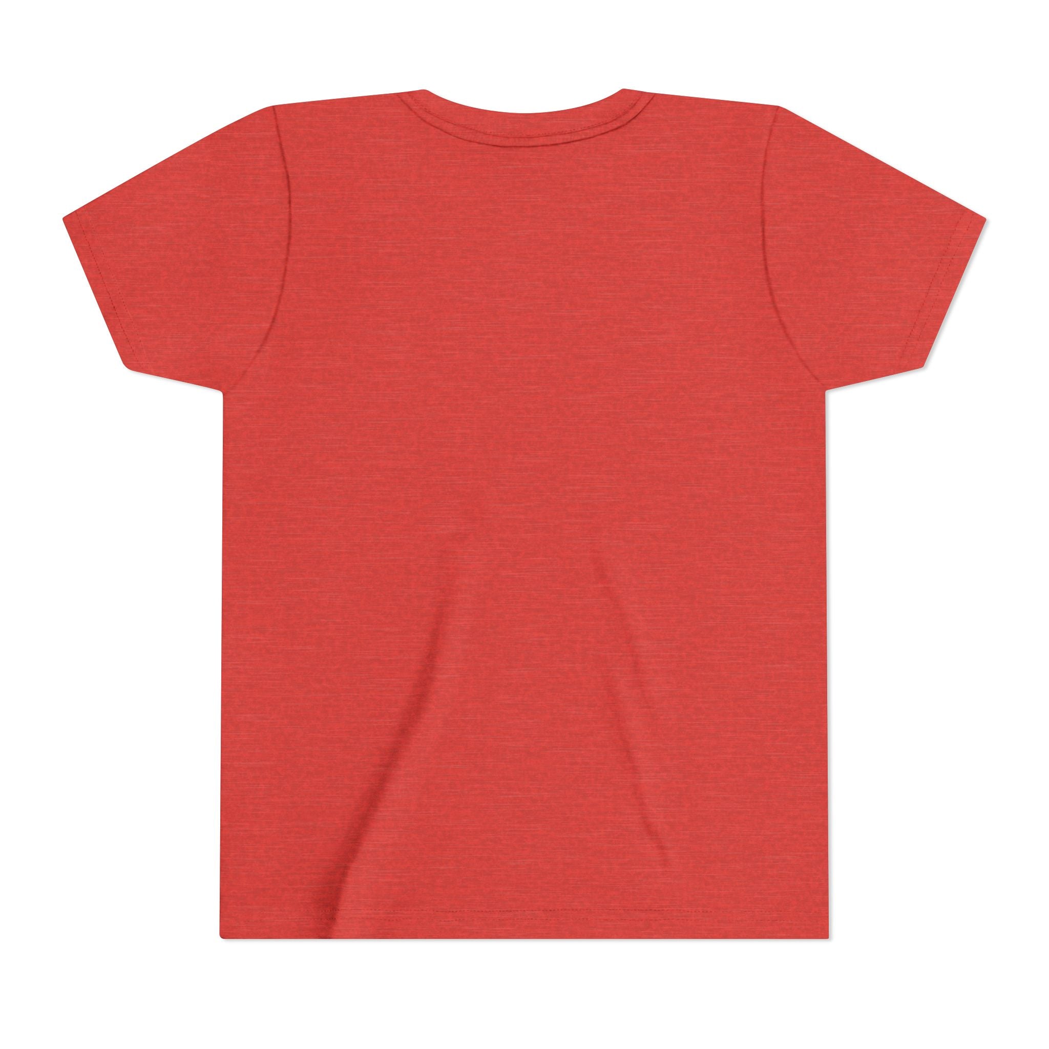 Youth Tee — "Punch Love" Monkey Hugging Pink Teddy Cute Kids Valentine Shirt
