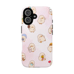 Cute Chick Pattern Phone Case Kawaii Pastel Protective Cover