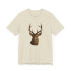 Rustic Deer Graphic Tee, Nature Lover Shirt, Outdoorsy Gift, Casual Wear, Wildlife Enthusiast Tee