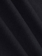 Close-up of black fabric with a textured pattern