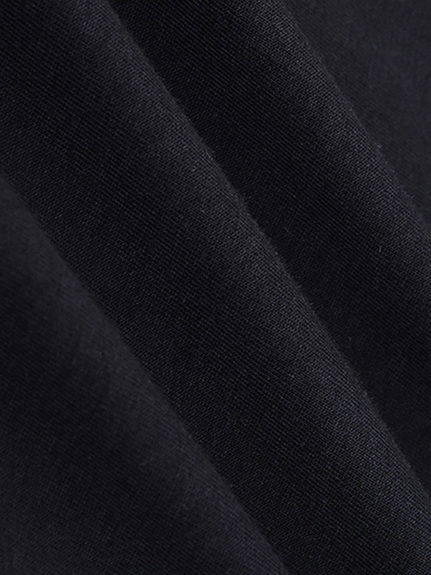 Close-up of black fabric with a textured pattern
