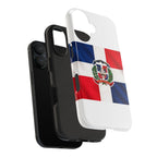 Dominican Flag Tough Phone Case Protective Patriotic Phone Cover