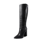 Knee High Boots Women High Heel Casual Shoes Pointed Toe Solid Color Autumn Winter Western Boots Women