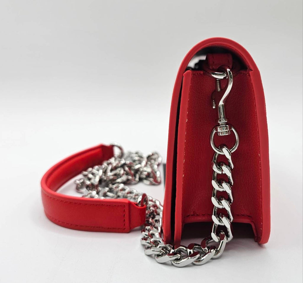 Versace Jeans Couture Red Logo Shoulder Bag