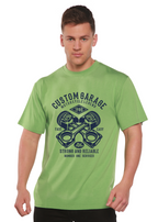 Custom Garage Men's Bamboo Viscose/Organic Cotton Short Sleeve Graphic T-Shirt