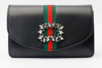 The Afega Black Leather Handbag