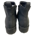 Buffalo Womens Size 8.5 Black 1.5" Heel Anna Ankle Boot Side Zip Round Toe Shoes