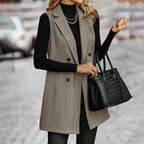 🖤 Women’s Sleeveless Blazer Vest – Trendy Business Casual