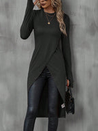Women’s Slim Fit Long Sleeve Crew Neck Shirt