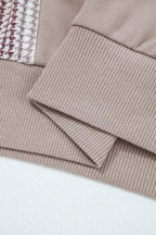 DUNE Colorblock Patchwork Baggy Hoodie