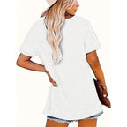 Short Sleeve Round Neck T-Shirt With 'KARMA' Print