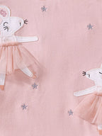Children's Round Neck Short Sleeve Sweatshirt Dress