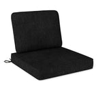 2-Pack Outdoor Patio Cushion Set with Removable Covers