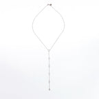 Y Bezel Station Necklace
