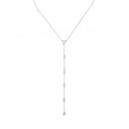 Y Bezel Station Necklace