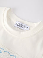 Blue Smocked Church Christ Bishop Christening Toddler Boys'Set