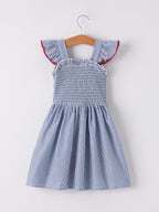 BACK TO SCHOOL Apple Applique Girls Dress