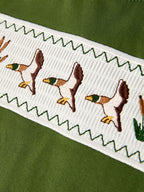 Camouflage Duck Smocking Embroidery Boys Outfit