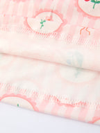 Spring Pink Floral Bow Smocked Girl Dress
