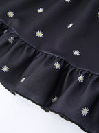 Summer Daisy Girls Bow Dress