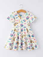 Girl Back To School Twirl Dress