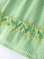 Spring Turtle Smocked Baby Girls Dress
