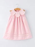 Pink Smocked Church Christ Bishop Christening Girls Dress