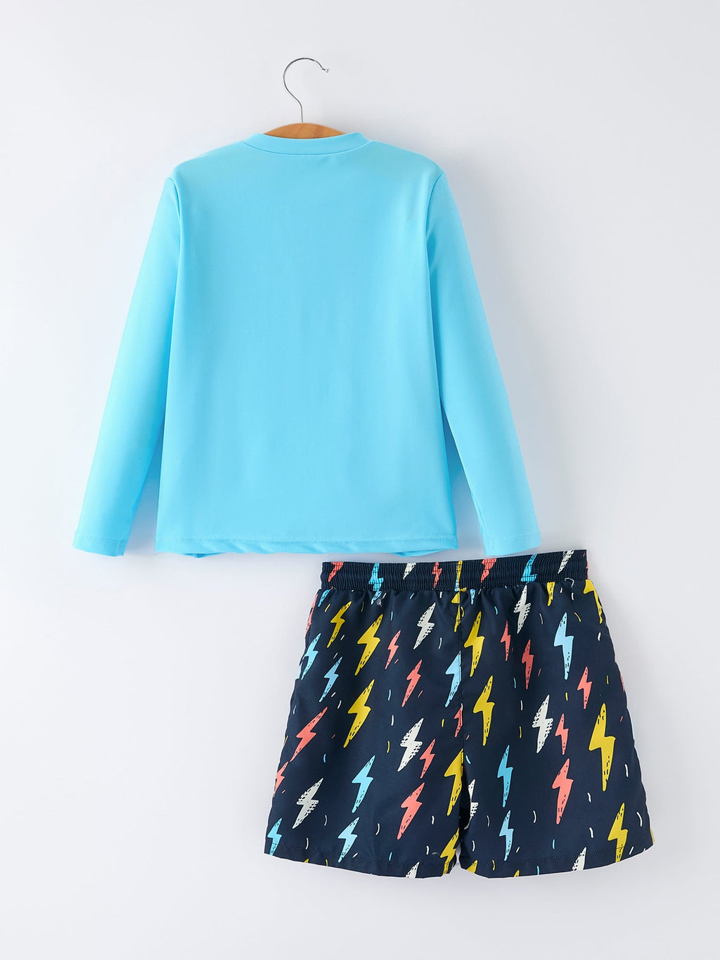 Lightning Boys Two Piece Swimsuit Long Sleeve