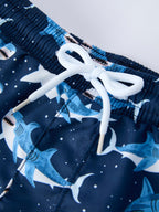 Shark Boys Two Piece Swimsuit Long Sleeve