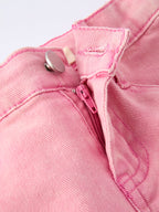 Pink Bow Girls Denim Pants