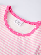 Back To School Girls' Pencil Applique Striped Set